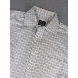 Jos A Bank‎ Men's Medium Long Sleeve Button Up Spread Collar Shirt Signature MED
